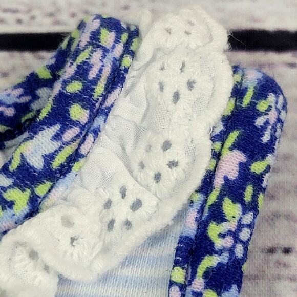 Laura Ashley Baby Infant Dress Onesie Blue Size 0-3 Months - Picture 3 of 6